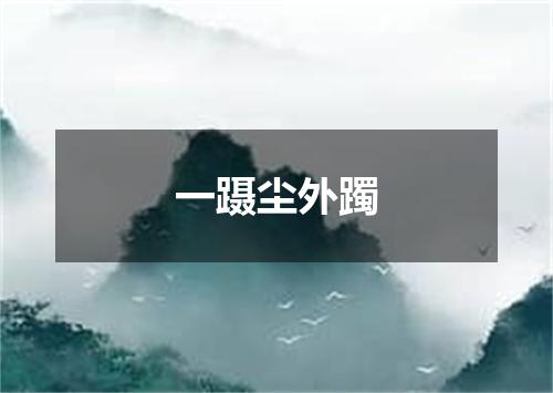 一蹑尘外躅