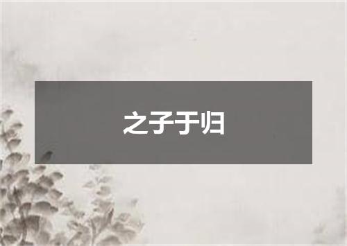 之子于归