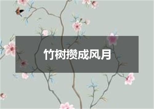 竹树攒成风月