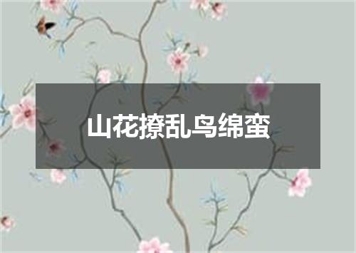 山花撩乱鸟绵蛮