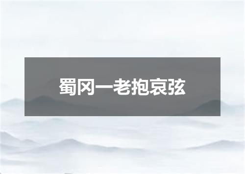 蜀冈一老抱哀弦