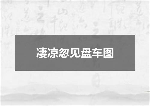 凄凉忽见盘车图
