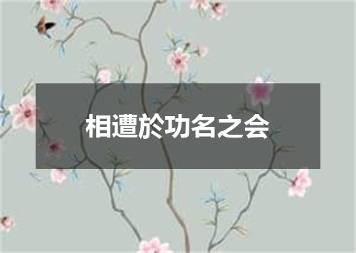 相遭於功名之会