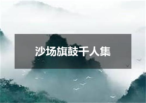 沙场旗鼓千人集