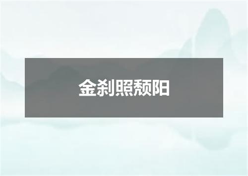 金刹照颓阳