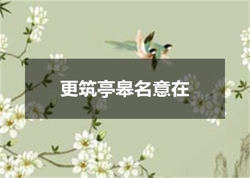 更筑亭皋名意在