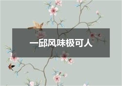 一邱风味极可人