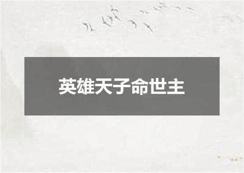 英雄天子命世主