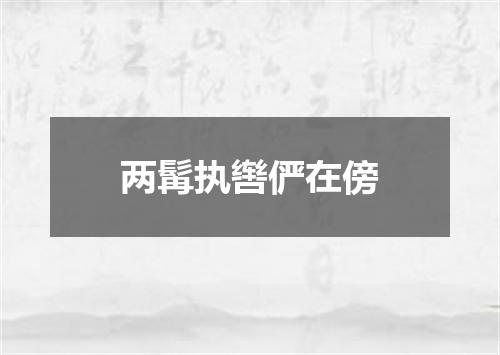 两髯执辔俨在傍