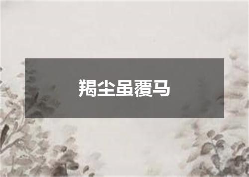 羯尘虽覆马
