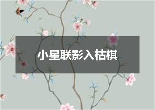 小星联影入枯棋