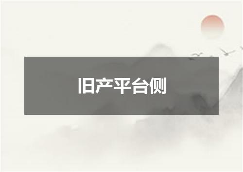 旧产平台侧