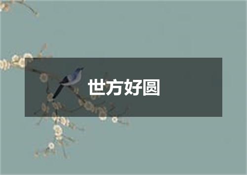 世方好圆