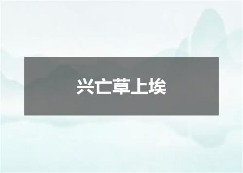 兴亡草上埃
