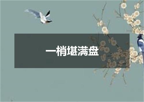 一梢堪满盘