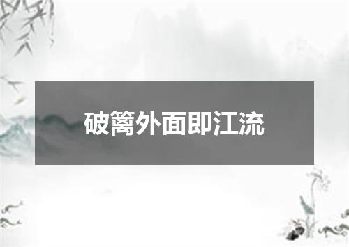 破篱外面即江流