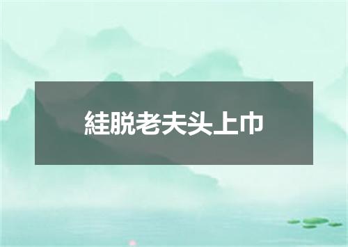 絓脱老夫头上巾