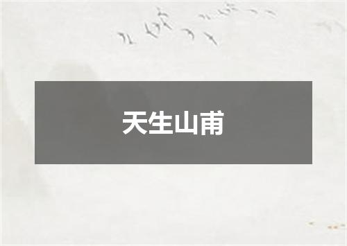 天生山甫