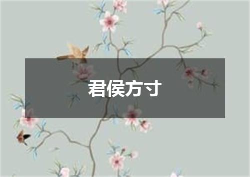 君侯方寸