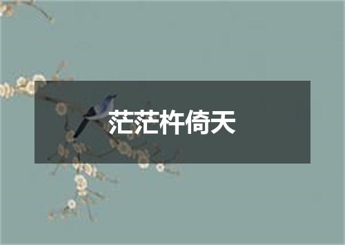 茫茫杵倚天