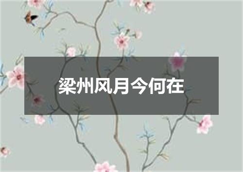 梁州风月今何在
