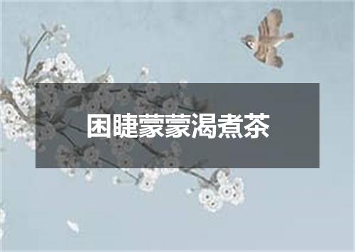 困睫蒙蒙渴煮茶