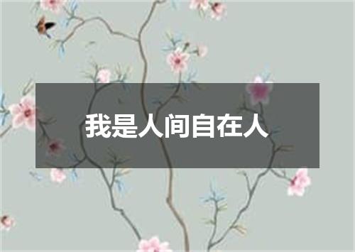 我是人间自在人
