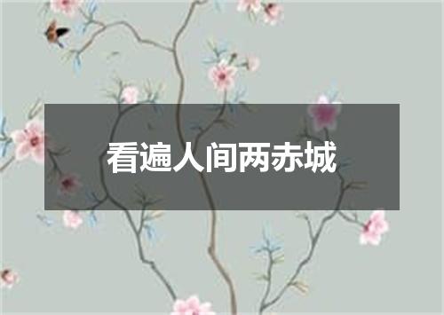 看遍人间两赤城