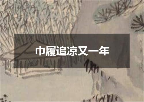 巾履追凉又一年
