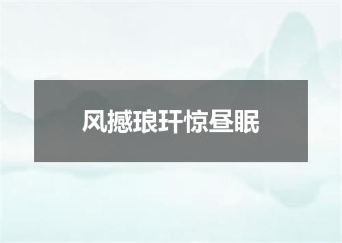 风撼琅玕惊昼眠
