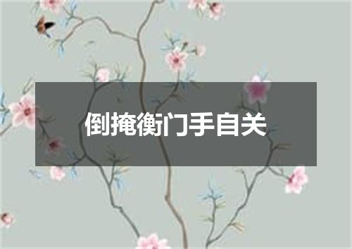 倒掩衡门手自关