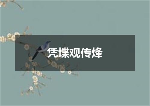 凭堞观传烽