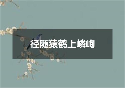径随猿鹤上嶙峋