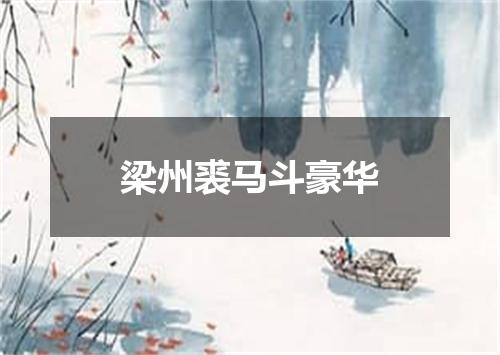 梁州裘马斗豪华