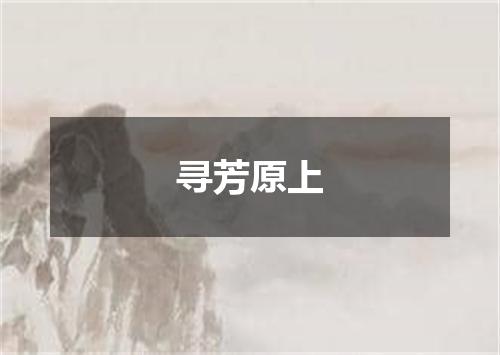 寻芳原上