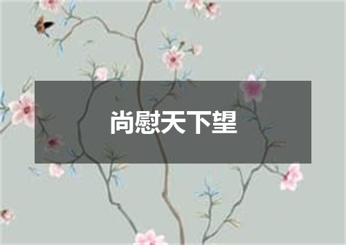 尚慰天下望