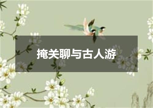 掩关聊与古人游