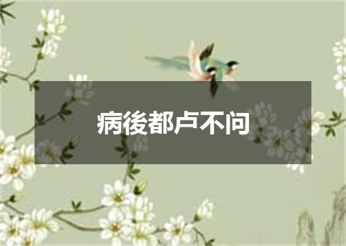 病後都卢不问