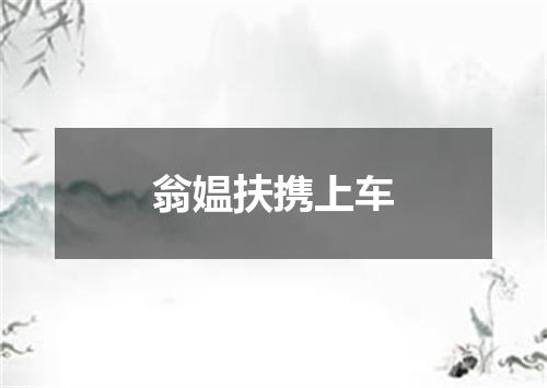 翁媪扶携上车