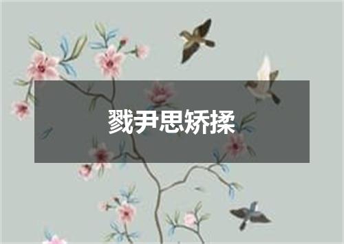 戮尹思矫揉