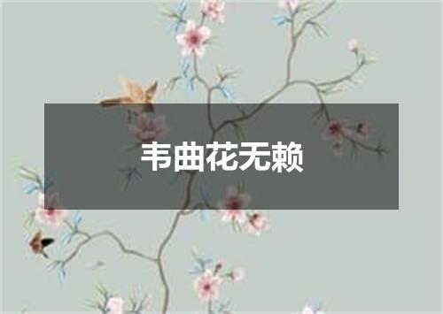 韦曲花无赖