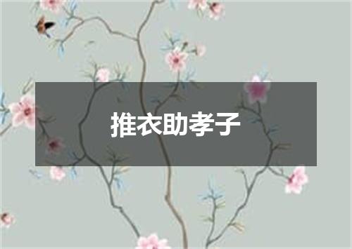 推衣助孝子
