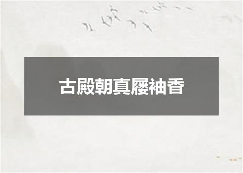 古殿朝真屦袖香