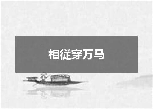 相従穿万马