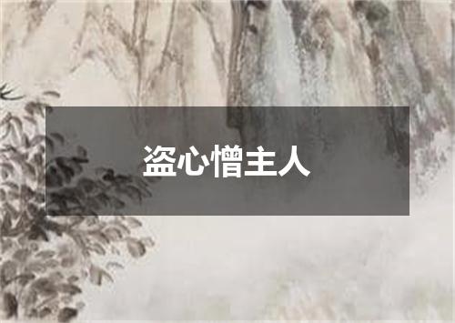 盗心憎主人