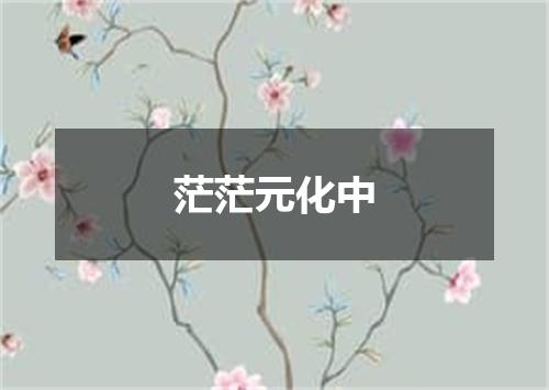 茫茫元化中