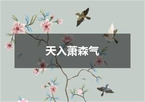 天入萧森气