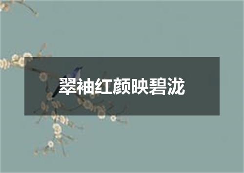 翠袖红颜映碧泷