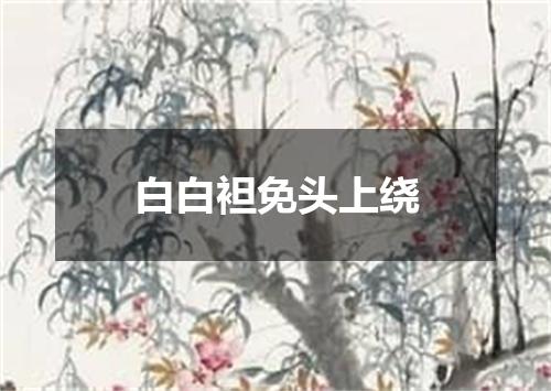 白白袒免头上绕