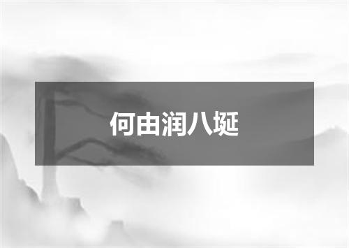 何由润八埏